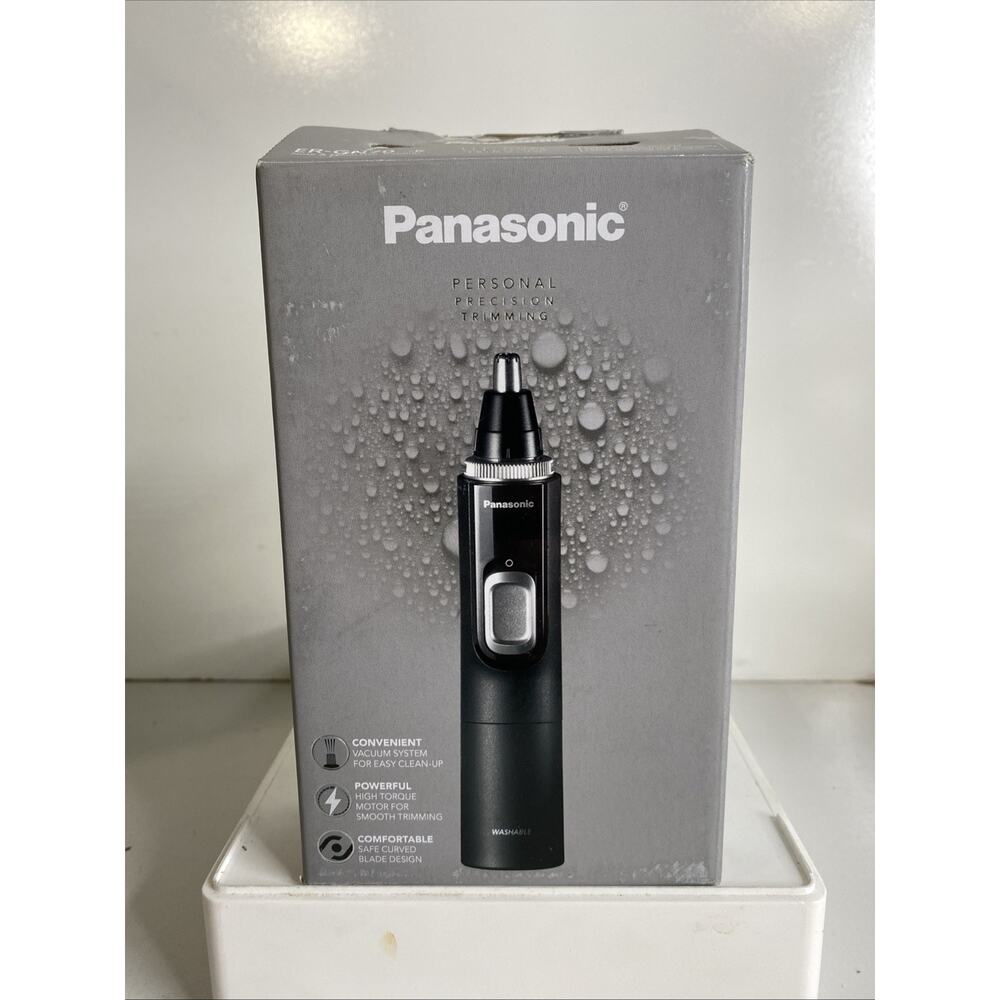 Panasonic Ear and Nose Hair Trimmer for Men with Vacuum Cleaning System ER-GN70K